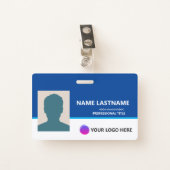 Personalized Employee ID Card - Photo, Barcode, Badge | Zazzle