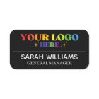 Personalized Employee Office Name Tags, Logo