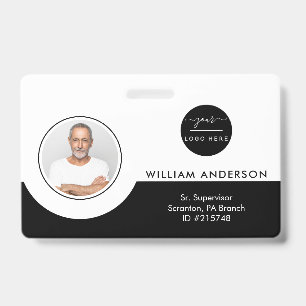 Personalized Employee Photo ID Company Security Ba Badge