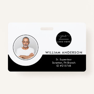 Personalized Employee Photo ID Company Security Ba Badge