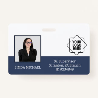 Personalized Employee Photo ID Company Security Badge