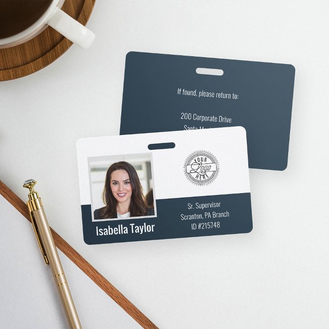 Personalized Employee Photo ID Company Security Badge (Creator Uploaded)