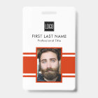 Personalized Employee | Red Logo Staff Photo