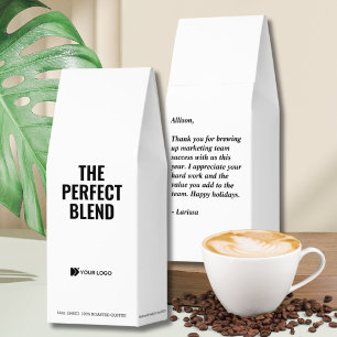 Personalized Employee Thank You Gift  Roasted Coffee