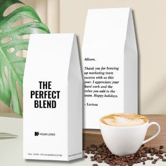 Personalized Employee Thank You Gift Roasted Coffee
