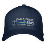 Personalized Ems Paramedic Star Of Life Embroidered Baseball Hat at Zazzle