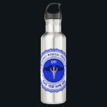 Personalized EMT Paramedics Caduceus Stainless Steel Water Bottle<br><div class="desc">Introducing our paramedic caduceus water bottle a must-have for any EMS worker or EMT graduate. This water bottle features the iconic caduceus symbol and proudly displays the title of "Emergency Medical Technician, " making it a great gift for any paramedic school graduate. In addition to being a great EMT school...</div>