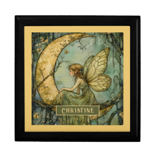 Personalized Enchanted Fairy And Crescent Moon Gift Box