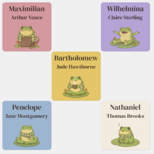 Personalized Enchanted Garden Zochi Daily Kids' Labels