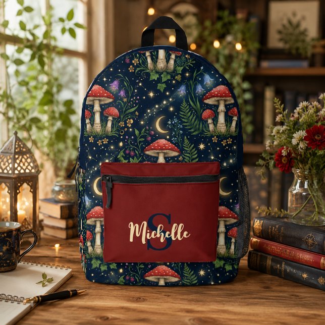 Personalized Enchanted Mushroom Backpack (Creator Uploaded)