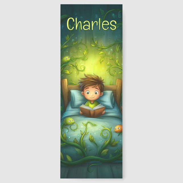 Personalized Enchanted Storytime Bookmark (Front)