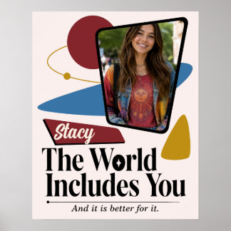 Personalized Encouragement Photo Poster