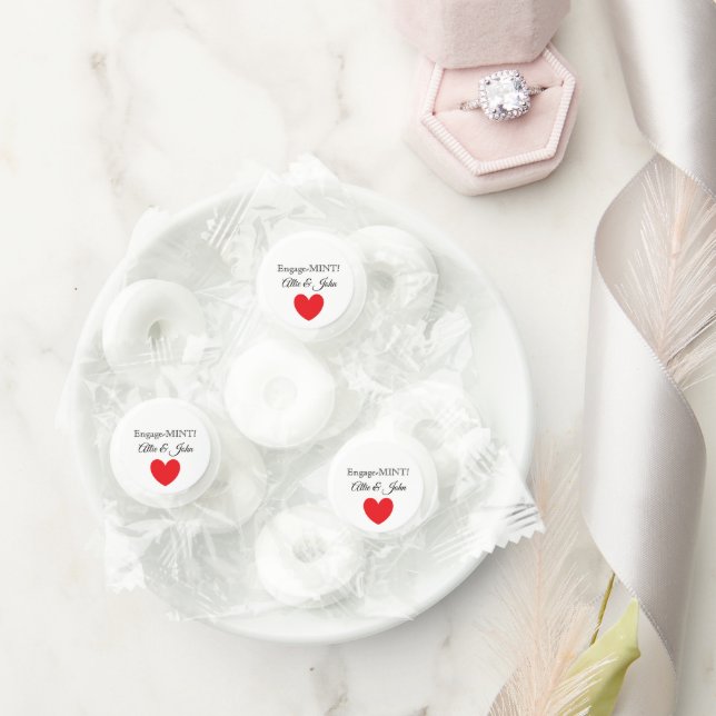 Personalized "Engage-MINT!" Life Saver® Mints (Wedding)
