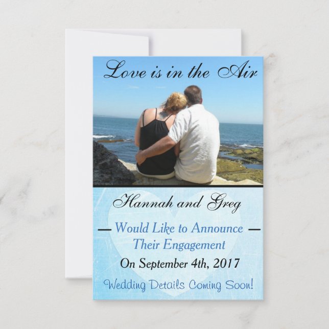 Personalized Engagement Announcement (Front)