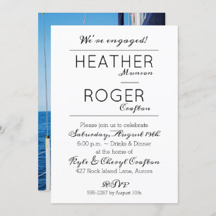 Personalized ENGAGEMENT PARTY Invites   Add PHOTO