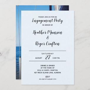 Personalized ENGAGEMENT PARTY Invites   Add PHOTO