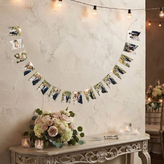 Personalized Engagement Party Photo Banner