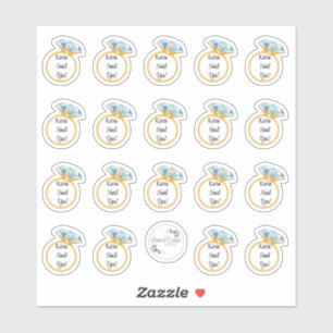 PERSONALIZED ENGAGEMENT STICKERS