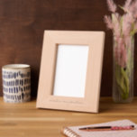 Personalized Engagement Wedding Anniversary Gift Engraved Frames<br><div class="desc">Celebrate a special moment with this beautifully engraved wooden picture frame,  featuring a custom name and date. Crafted from natural wood,  this timeless frame makes a meaningful wedding,  anniversary,  or engagement gift. Its minimalist design complements any decor,  making it a cherished keepsake for newlyweds or couples.</div>