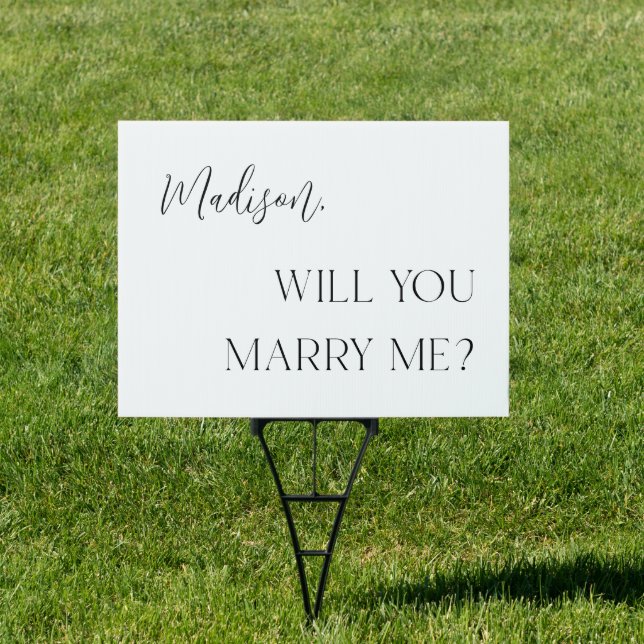 Personalized Engagement Yard Sign (Insitu)