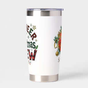 Personalized Engineer Christmas Crew Insulated Tumbler