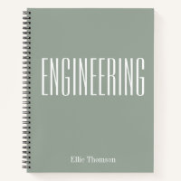 Personalized Engineering Graph Paper Simple Sage