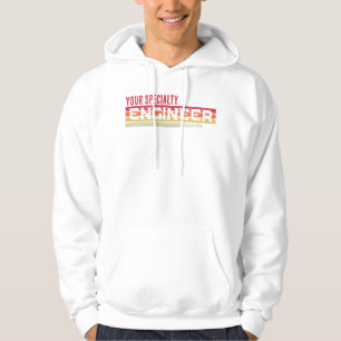 Personalized Engineering Specialty Graduation Year Hoodie