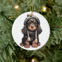 Personalized English Cocker Spaniel Dog Art
