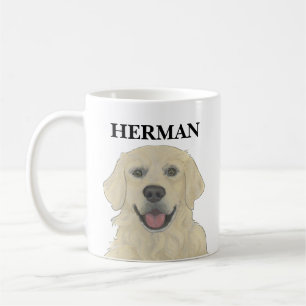 Personalized English Golden Retriever Dog  Coffee Mug