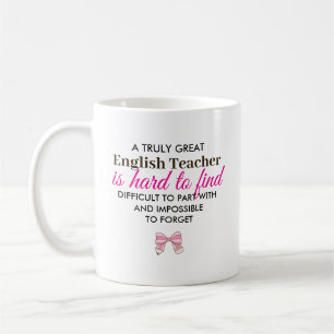 Personalized English Teacher Appreciation Gift Coffee Mug