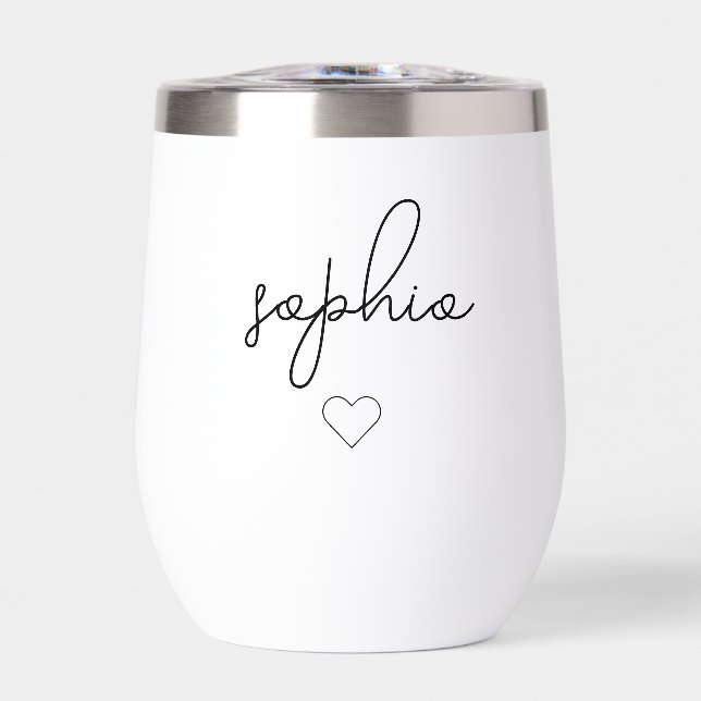 Personalized Engraved Polar Camel Wine Bridesmaid  Thermal Wine Tumbler (Front)