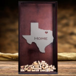 Personalized Engraving Shadow Boxes (City & State)<br><div class="desc">Personalized Wine Cork or Beer Cap Holder 19w X 35.5h X 2.75d(a.k.a. Drop Box) is handmade of pinewood and stained with either classic black or bombay mahogany. The shadow box can hold about 400 wine corks and a lot of beer caps. The glass front is exquisitely laser etched with any...</div>
