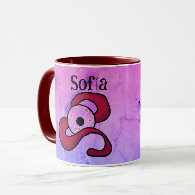 Personalized Enigmatic Entwined Eye Mug (Front Left)