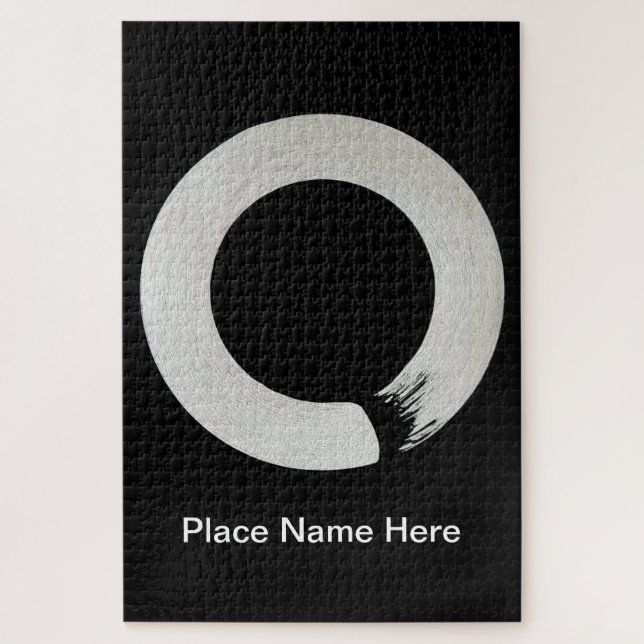 Personalized Enso Jigsaw Puzzle.  Puzzle (Vertical)