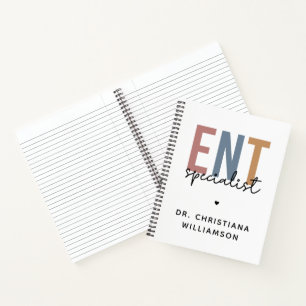 Personalized ENT Doctor ENT Specialist Notebook