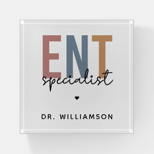 Personalized ENT Doctor ENT Specialist Paperweight