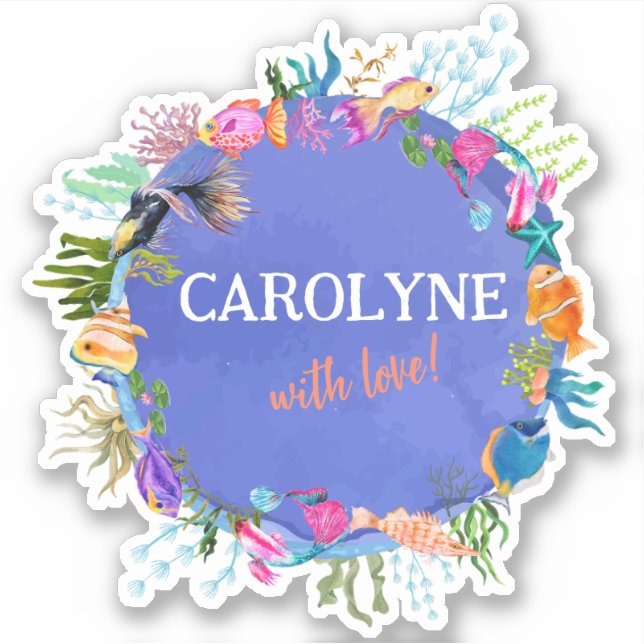 Personalized Envelop Seal Sticker (Front)