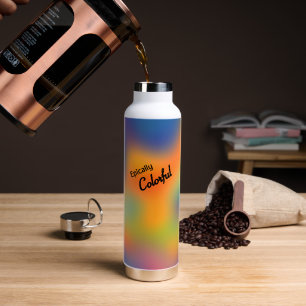 Personalized Epically Colorful Water Bottle
