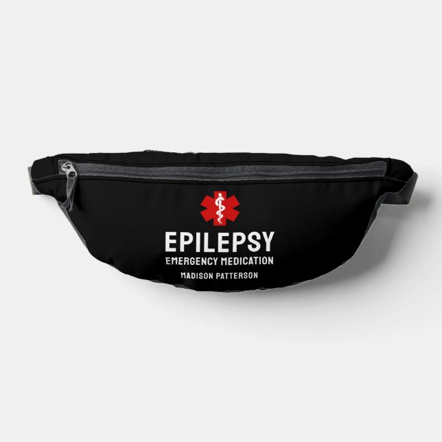  Personalized Epilepsy Emergency Essentials Fanny Pack (Lay Down)