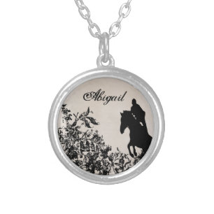 Personalized Equestrian Horse Jumping Necklace