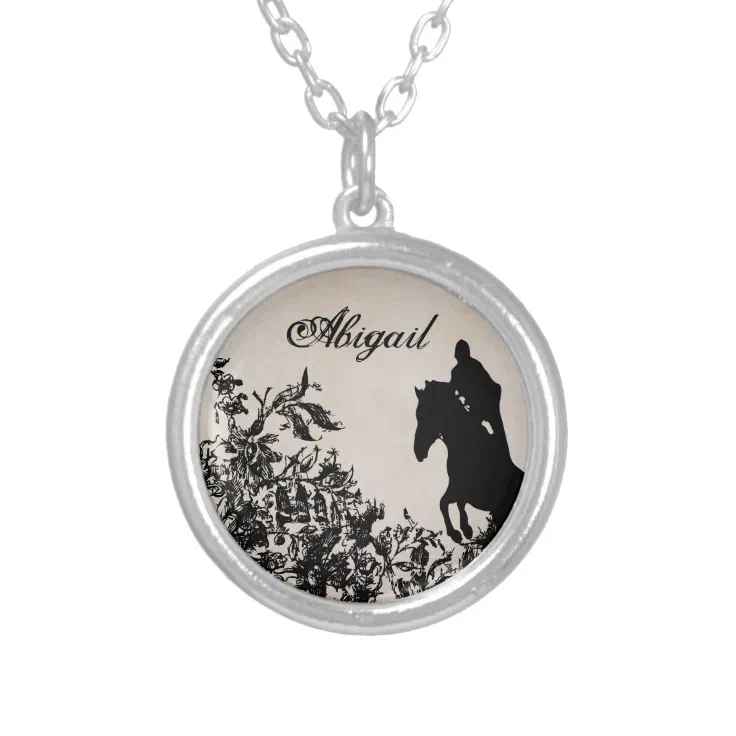 Personalized Equestrian Horse Jumping Necklace Zazzle