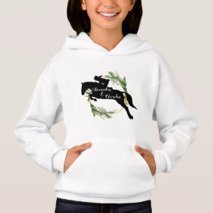 Personalized Equestrian Horse Riding Custom Name  Hoodie