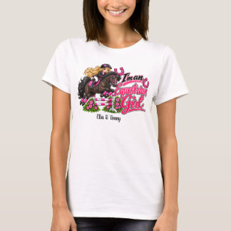Personalized Equestrian Teens/Womens T-Shirt