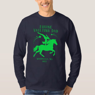 Personalized Equine Vaulting Location Date Name T-Shirt