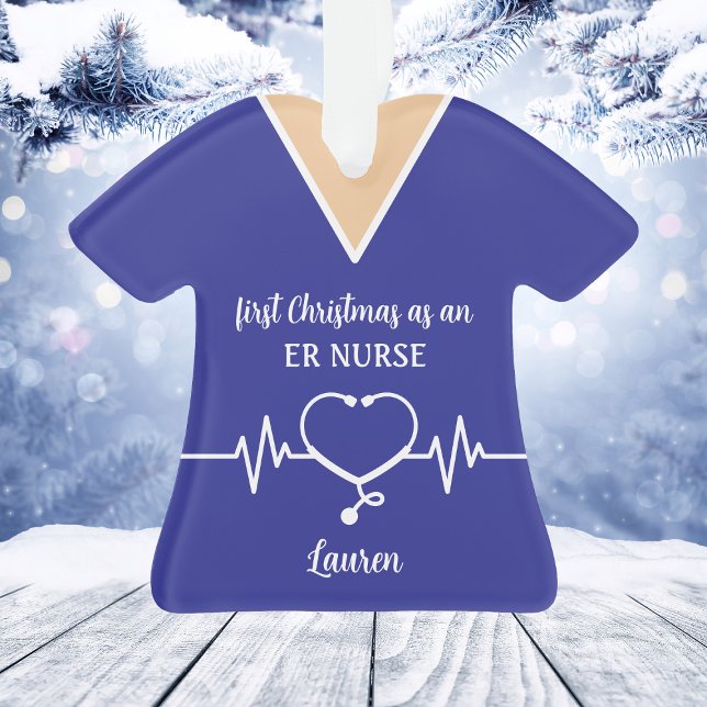 Personalized ER Nurse Christmas Ornament (Personalized ER Nurse Christmas Ornament
)