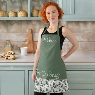 Personalized Erin Go Bragh Celtic Pattern Apron