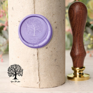 Personalized Esoteric Occult Tree of Life Wax Seal Stamp