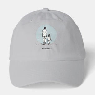Personalized EST Year Father & Daughter Minimalist Hat