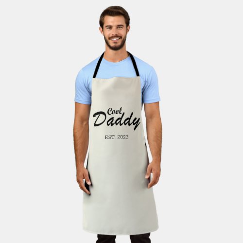 Personalized established Daddy Apron