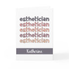 Personalized Esthetician Cosmetologist Beautician